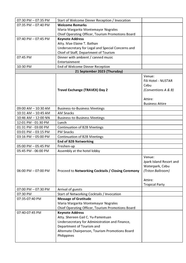 Philippine Travel Exchange (PHITEX) 2023 | PHITEX